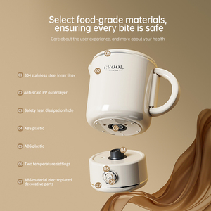 Bollitore Elettrico di Alta Qualità 110V 220V 240V in Acciaio Inox 304 per Viaggio, Hotel, Cucina, Uso Domestico con Certificazione CB - Product Image 5
