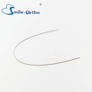 Fornitura di fabbrica di materiali per la salute dentale ortodontico <span class=keywords><strong>NiTi</strong></span> arcuato produttore di fili orto nichel titanio Archwire - Product Image 2