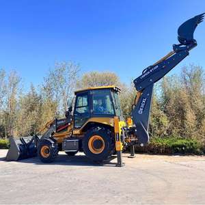 Chargeuse-pelleteuse 4x4, prix usine, 85 kW, diesel, certifiée CE, godet frontal 1 m³, pour agriculture - Product Image 3