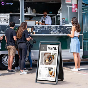 Écran de réflexion solaire de 43 pouces Batterie solaire Power a Board Affiche LCD publicitaire IP55 portable pour magasin d'affaires - Product Image 2