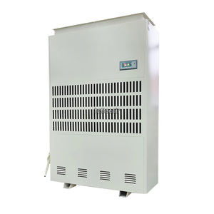 Déshumidificateur industriel grande capacité 360L/J avec fonction de chauffage, sécheur d'air robuste pour entrepôt de stockage alimentaire, avec minuterie - Product Image 2
