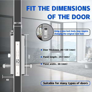 Goodum-Sistema de seguridad para puertas de cerrojo inteligente con ahorro de energía, software para puertas de madera y metal para Gestión de hoteles - Product Image 4
