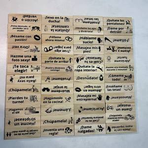 Última Versión en Español del Juego Torre de Bloques Atrevidos para Parejas Adultas con 48 Desafíos Coquetos Torre de Bloques Apilables para Amantes - Product Image 4