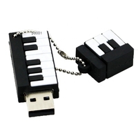 Pendrive de capacidad Real 4GB 8GB 16GB 32GB 64GB Silicona Piano USB Thumb Pen Drive Memory Stick Flash Disk con cadena