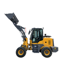 TOPONE TL920 1.5 Ton Hydrostatic CE Approved Four Wheel Drive Mini Front End Wheel Loader dengan Mesin & Bantalan Efisiensi Tinggi