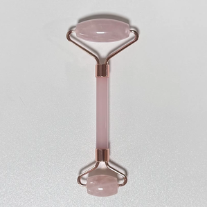 Outils de soin de la peau, rouleau de jade en quartz rose pour le lifting du visage, produits de massage du visage, 100% naturel, utilisation à domicile - Product Image 1