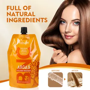 Karseell Haarmaske Haarbehandlung Arganöl natürliches organisches tief feuchtiges Sahnefarbe Keratin Kollagen Haarmaske