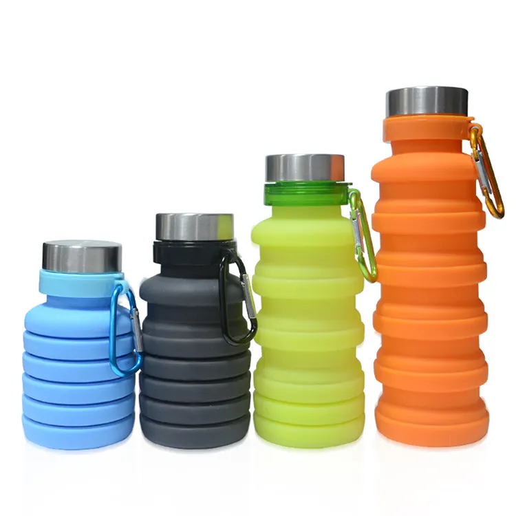 زجاجة مياه لأغراض السفر أساسية قابلة لإعادة الاستخدام آمنة غذائيًا زجاجة مياه للرياضة صالة الألعاب زجاجة ماء مجموعة هدايا مغلفة
