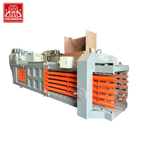 Presse à balles horizontale de fabrication industrielle, presse à balles de luzerne, presse à balles de foin, presse à balles de maïs, presse à balles de paille - Product Image 1