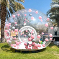 Dôme igloo transparent en PVC, tente à bulles gonflable, tente de réception extérieure, maison à bulles gonflable commerciale pour enfants et adultes