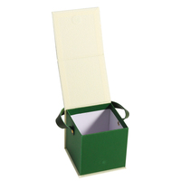 Magnifique Boîte d'Emballage Portable en Carton pour Bijoux, Cuir Texturé à la Main, Laminage Brillant Mat, Gaufrage pour Bougies et Cadeaux