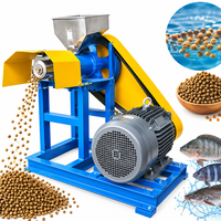 Machine extrudeuse de granulés d'aliments flottants pour poissons pour la production d'aliments aquacoles, extrudeuse d'aliments pour poissons en Tanzanie, élevage de tilapias