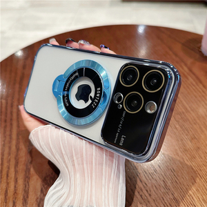เคสออโต้โฟกัสพร้อมเลนส์กล้องมุมกว้างแบบแม่เหล็กสำหรับ <span class=keywords><strong>iPhone</strong></span> 15 <span class=keywords><strong>Pro</strong></span> และ <span class=keywords><strong>Pro</strong></span> Max เคสโลหะ - Product Image 4