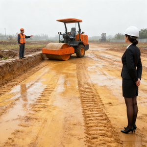 R3500 Manufacturer Factory Price Power Different Type Vibratory <b>Soil</b> Compactor Vibro Road <b>Roller</b> For Sale - Product Image 4