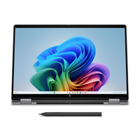 Ordinateur portable professionnel H&P Omnibook 360 X 14 pouces avec écran tactile OLED 2,8K 120Hz, processeur Ultra 7 358H ou Ultra 9 388H, 32 Go de RAM, SSD 1 To et stylet
