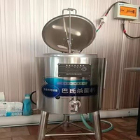 Capacité 30L 50L 100L de machine de pasteurisation de lait à la maison de productivité élevée avec le moteur comme machine de pasteurisateur de composant de noyau