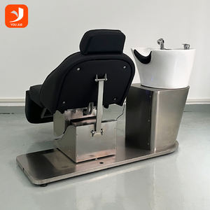 Chaise de shampooing de salon de coiffure de qualité supérieure, chaise de barbier rotative, cuir PU ergonomique pour salon de coiffure, mobilier de salon - Product Image 5