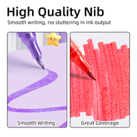 Ensemble de stylos marqueurs à paillettes multicolores Stylo à paillettes scintillantes à séchage rapide et non toxique pour le scrapbooking, les cartes et le bricolage.