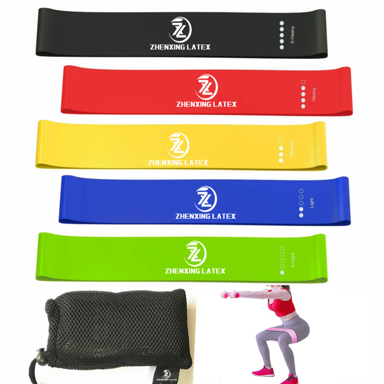 Домашние тренировочные фитнесы, Высококачественные эластичные круглые резиновые мини-петли для ног на лодыжке, руки, упражнения