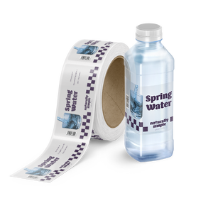 Adhesive Stickers Custom Transparent PP Material Waterproof <strong>Printed</strong> <strong>Label</strong> Roll for Water <strong>Bottles</strong> - Product Image 2