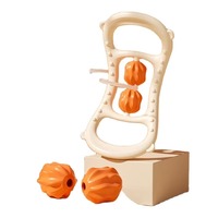 Rouleau de massage Gaiam Style pour étirement du dos avec rouleaux massants pour l'ouverture des épaules, la flexibilité de la colonne vertébrale, le Pilates et le fitness à domicile
