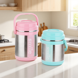 1.5L/1.9L Insulated Vacuum <strong>Storage</strong> 12-Hour Heat Preservation 304 Stainless Steel Heatable Microwavable Leak Proof Stackable - Product Image 2
