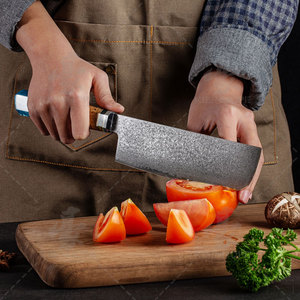 KEENHOPE Juego de <span class=keywords><strong>Cuchillos</strong></span> de <span class=keywords><strong>Cocina</strong></span> <span class=keywords><strong>Profesionales</strong></span> Japoneses de 9 Piezas, Acero de Damasco, Núcleo VG10, Mango Octagonal de Madera de Arce - Product Image 2