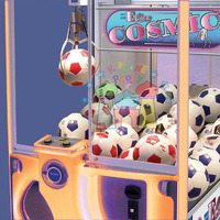 Jeu cosplay d'intérieur pour enfants et adultes, jouets souples colorés, boules ou boules, grue cosmique à griffes électroniques