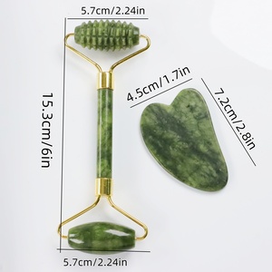 Kriyoterapi buz yeşim silindir Gua Sha yüz araçları yüz masajı doğal sağlık rahatlama için şifa kristalleri araçları. - Product Image 2