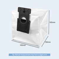Bolsa sucia de repuesto eficiente Compatible con bolsa de polvo para aspiradora TP-Link Tapo RV30 Plus RV10Plus RVA200