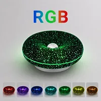 Lampe de bureau moderne en ABS, design créatif, ciel étoilé RGB noir, forme de donut, charge USB, commande tactile, lampe murale LED réglable, décoration de la maison