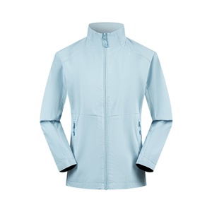 Chaqueta para <span class=keywords><strong>Mujer</strong></span>, Impermeable, Cortavientos, Transpirable, con Cuello Alto, Estilo Deportivo Casual, Suministro Directo de Fábrica - Product Image 4