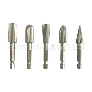 Juego de limas rotativas con punta de carburo Mr Drill, 5 piezas, vástago de 1/4 pulgadas, para trabajar la madera, pulir y recortar. - Product Image 5