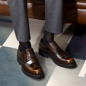 Nouvelles Chaussures Oxford Grande Taille en Cuir Véritable pour Hommes – Vente Directe – Formelles, Décontractées, à Enfiler, Respirantes et Antidérapantes - Product Image 3
