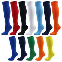 Chaussettes de sport unisexes personnalisées, hauteur genou, tricotées, en coton/spandex/polyester écologiques, respirantes, antibactériennes, anti-transpiration