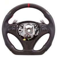 Kits de modification de volant sport en cuir et fibre de carbone pour E90 E92 E88 E93, pour moderniser les anciens modèles en nouveaux