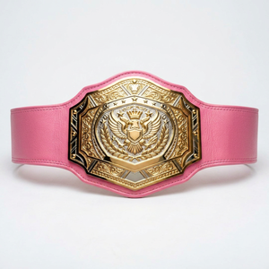 Cinturón de Campeonato Personalizado OEM, Trofeo Deportivo, Cinturón Metálico Chapado en Oro y Plata, Diseño de Logotipo Personalizado - Product Image 1