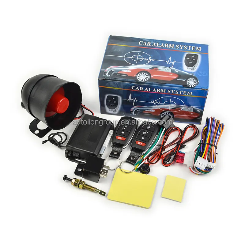 Anti hijacking Remote Control Anti theft car security kits one way Car Alarm System