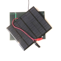 BUHESHUI 3.5W 18V Panneau Solaire Charr Cellule Solaire En Silicium Polycristallin avec Clip PERC & HJT Type 165*135MM 12V Système De Batterie