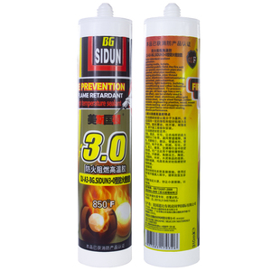 Giao Thông Vận Tải sử dụng nhiệt độ cao chịu thời tiết Silicone <span class=keywords><strong>sealant</strong></span> Trắng lửa rào cản bít chất kết dính đóng gói niêm phong - Product Image 1