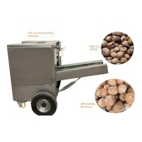 Machine à décortiquer les noix de coco entièrement automatique et efficace avec moteur et roulement pour la ligne de production de décorticage des noix de coco