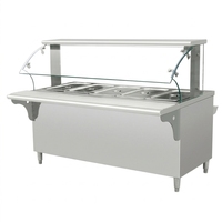 Chauffe-Plats Électrique en Acier Inoxydable pour Buffet, Capacité 200L, Contrôle Automatique de la Température, Économe en Énergie, Multi-usages