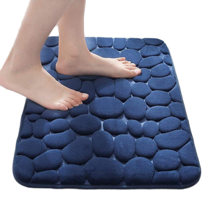 Hot Bán Hiện Đại Mềm Bộ Nhớ Bọt Tắm Tắm Thảm Nhanh Chóng Khô Siêu Nước Thấm Không-Trượt Đá Tắm Mat Cho Nhà Không Trượt Mat - Product Image 4