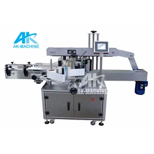 AK-SL100 New Automatic Electric Labeling Machine Apply On Adhesive Sticker Labeling Shrink Tunnel For Bottles