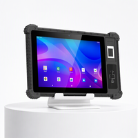 Tablette PC Android UTAB R817 8 pouces avec lecteur d'empreintes digitales, batterie grande capacité, tablette PC robuste industrielle IP65