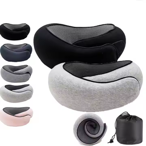 หมอนรองคอเมมโมรี่โฟมปรับขนาดได้ รองรับสรีระคอ สำหรับเครื่องบิน รถยนต์ หมอนรองคอรูปตัวยูสำหรับการเดินทาง - Product Image 6