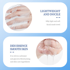 Masque facial hydratant en profondeur SADOER, fraîcheur naturelle, blanchissant, hydratant, ingrédients au thé vert, vente en gros OEM ODM - Product Image 6