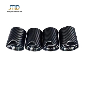 Puntas de silenciador de escape de fibra de carbono <span class=keywords><strong>M</strong></span> <span class=keywords><strong>Performance</strong></span> para <span class=keywords><strong>BMW</strong></span> 2 3 4 5 6 acero al carbono con LOGO <span class=keywords><strong>M</strong></span> Compatible con el modelo <span class=keywords><strong>BMW</strong></span> M3 - Product Image 2
