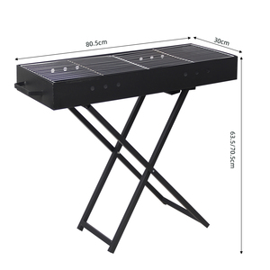 Portable Outdoor Camping <strong>BBQ</strong> <strong>Stand</strong> with Cover, Grill with Blower - Product Image 3