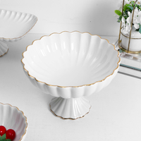 Service de table en porcelaine fine à prix d'usine, vente en gros, vaisselle en céramique blanche gaufrée, service de mariage avec bord doré, écologique
